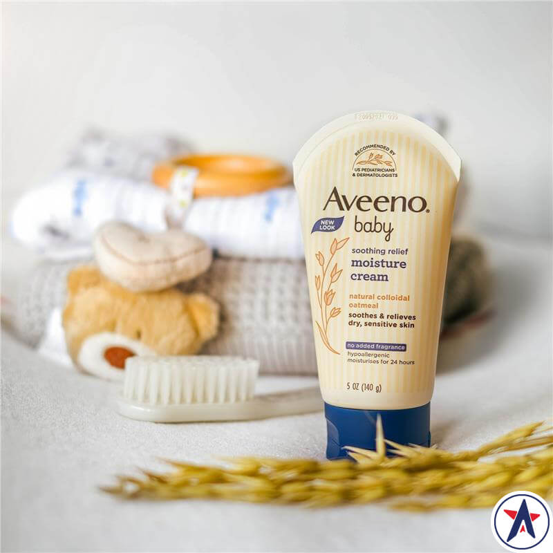 Kem dưỡng ẩm cho bé Aveeno Baby Soothing Relief Moisture 140g