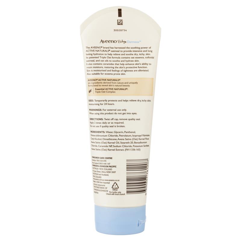 Kem trị chàm sữa Aveeno Baby Dermexa Moisturising Cream 206g