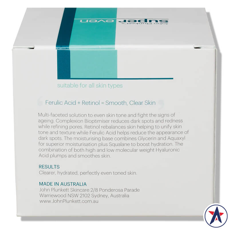 Kem dưỡng ẩm làm đều màu da John Plunkett's SuperEven Even Tone Moisturising Cream 50g