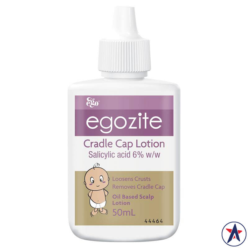 Kem dưỡng ẩm viêm da đầu tiết bã cho bé Egozite Cradle Cap Lotion 50ml