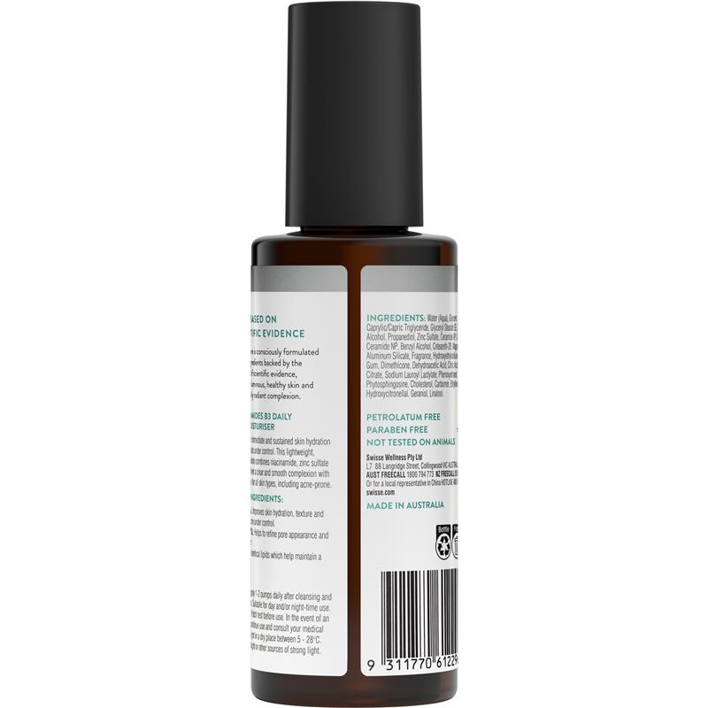 Kem dưỡng cân bằng độ ẩm Swisse Skincare Ceramides B3 Daily Balance Moisturiser