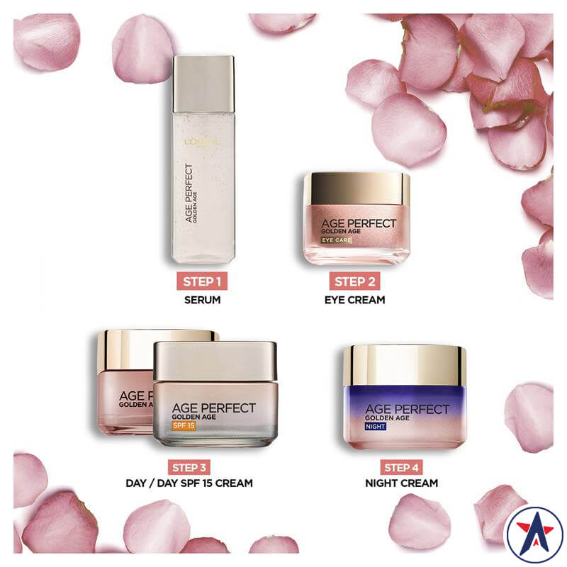 Kem dưỡng da ban đêm L'Oreal Paris Golden Age Re-Densifying 50ml