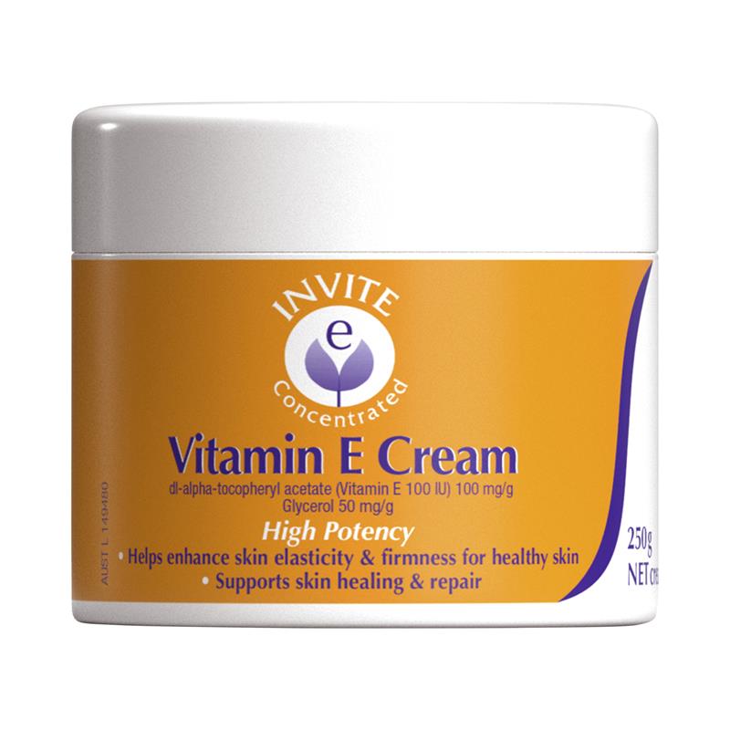 Kem dưỡng da Invite E Vitamin E Cream của Úc 250g | Chất lượng đảm bảo từ Úc