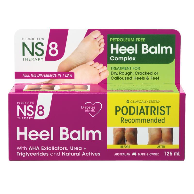 Kem dưỡng & trị nứt gót chân Plunkett's NS8 Heel Balm Complex