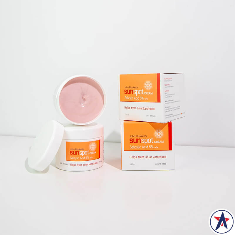 Kem trị nám do ánh nắng mặt trời John Plunkett's Medicated Skin Sunspot Cream 100g