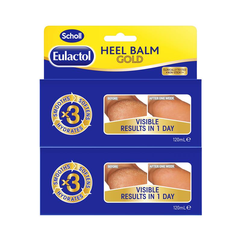 Kem trị nứt gót chân Scholl Eulactol Foot Heel Balm Gold