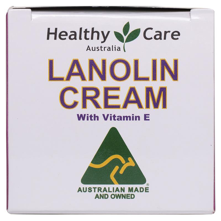 Kem dưỡng da Healthy Care Natural Lanolin & Vitamin E Cream 100g | Sản phẩm Úc chính hãng