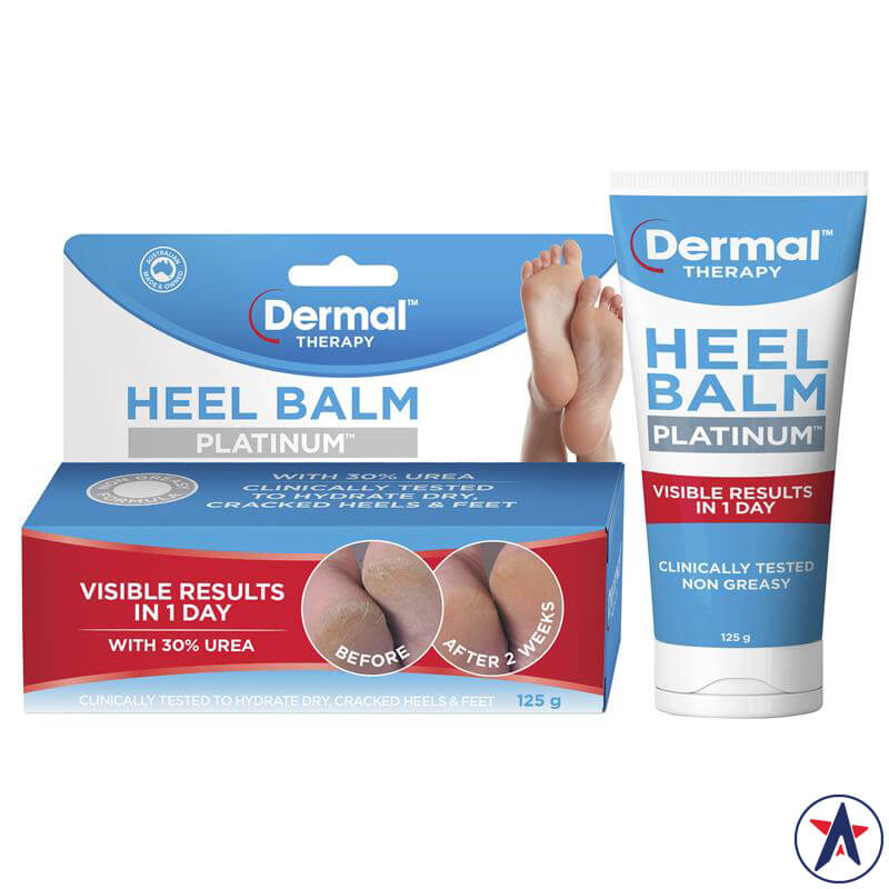 Kem dưỡng ẩm phục hồi gót chân Dermal Therapy Heel Balm Platinum