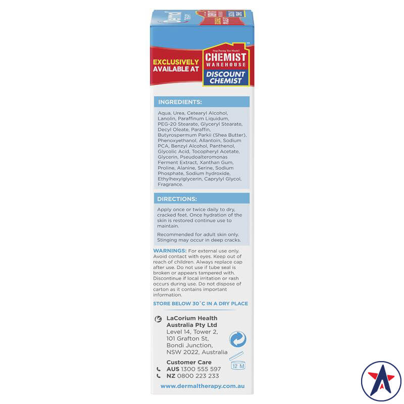 Kem dưỡng ẩm phục hồi gót chân Dermal Therapy Heel Balm Platinum