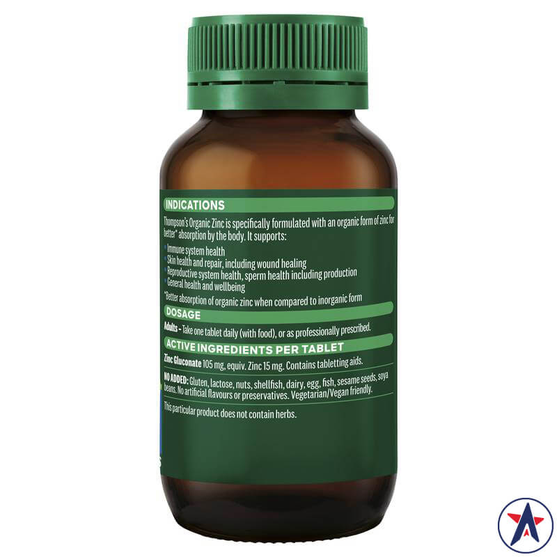 Kẽm hữu cơ Thompson’s Organic Zinc