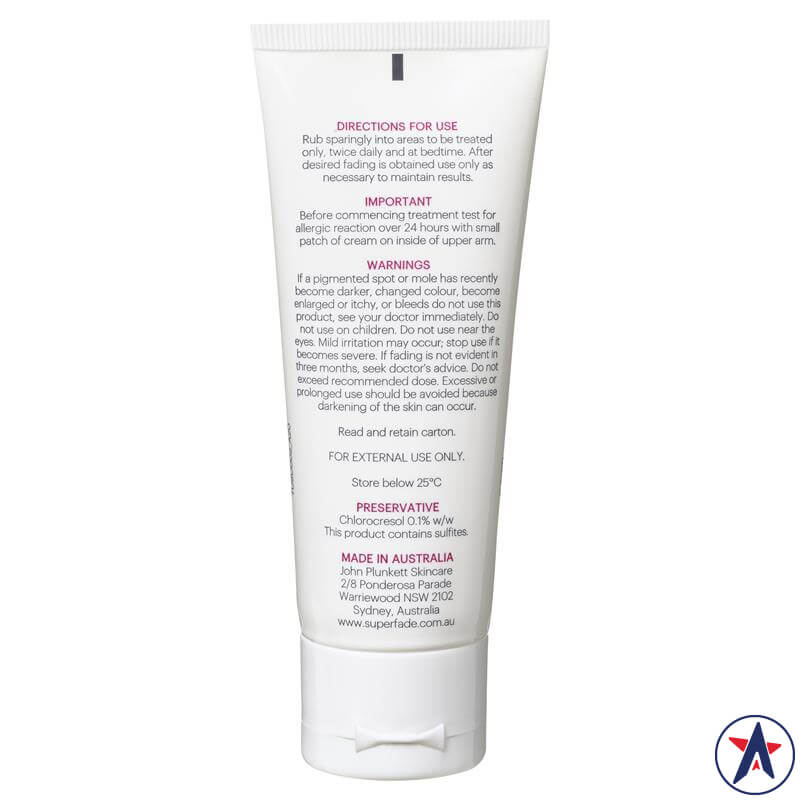 Kem trị nám John Plunkett's Superfade Face Treatment Cream