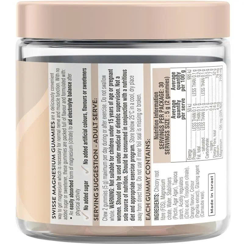 Kẹo dẻo bổ sung Magie Swisse Ultiboost Magnesium