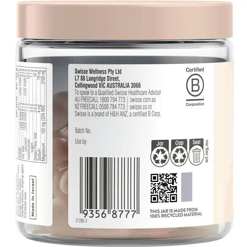 Kẹo dẻo bổ sung Magie Swisse Ultiboost Magnesium