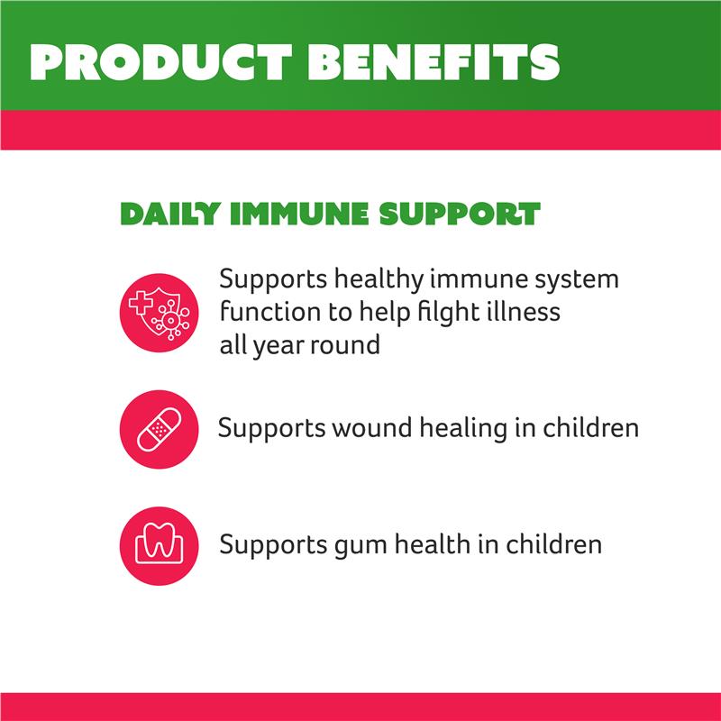 Kẹo bổ sung vitamin C cho bé vị dâu Cenovis Kids 250mg Strawberry 150 viên