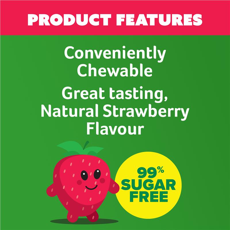 Kẹo bổ sung vitamin C cho bé vị dâu Cenovis Kids 250mg Strawberry 150 viên