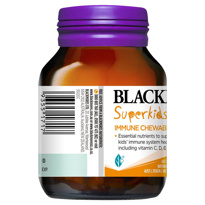 Kẹo tăng đề kháng Blackmores Superkids Immune Chewables 60 viên