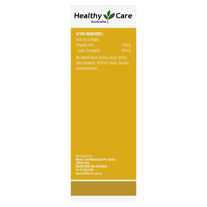 Keo ong của Úc Healthy Care Propolis Liquid Alcohol Free 25ml