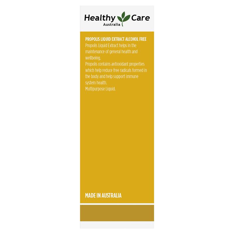 Keo ong của Úc Healthy Care Propolis Liquid Alcohol Free 25ml
