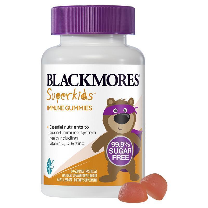 Kẹo tăng đề kháng Blackmores Immune Gummies Superkids 60 viên | Sản phẩm chính hãng Úc