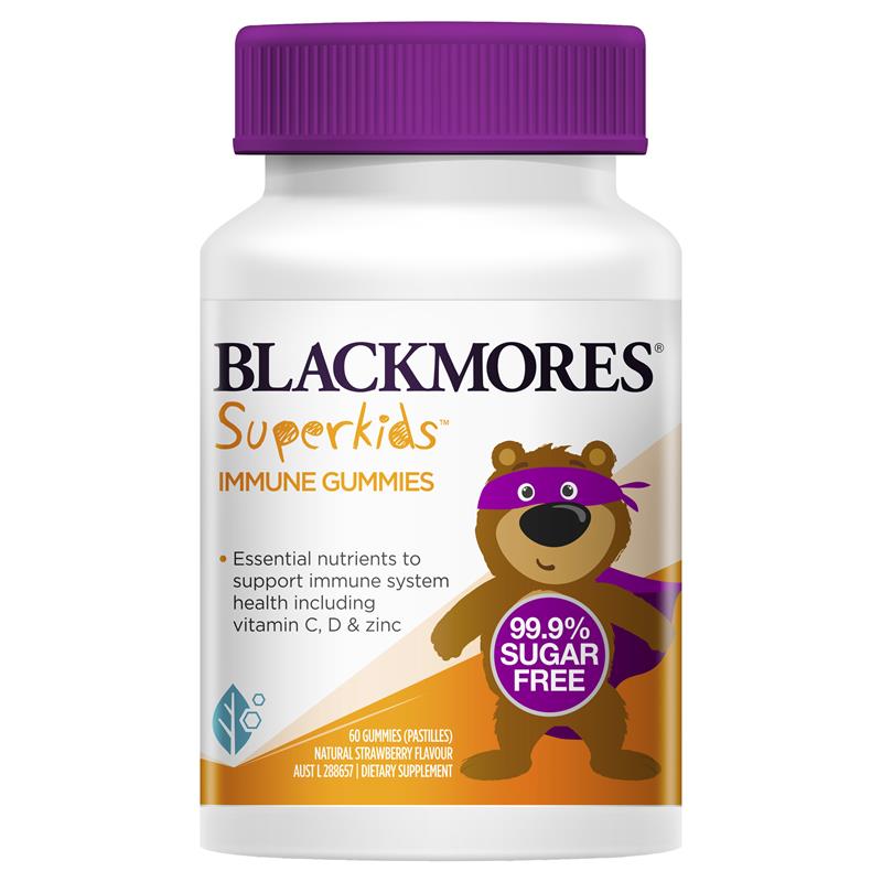 Kẹo tăng đề kháng Blackmores Immune Gummies Superkids 60 viên | Sản phẩm Úc