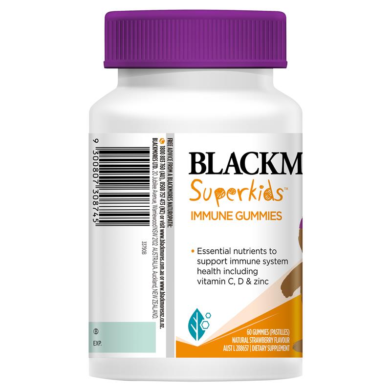Kẹo tăng đề kháng Blackmores Immune Gummies Superkids 60 viên | Mua sắm hàng Úc tại Ausmart
