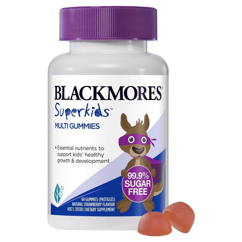 Kẹo vitamin cho bé Blackmores Multi Gummies Superkids 60 viên | Nhập khẩu từ Úc