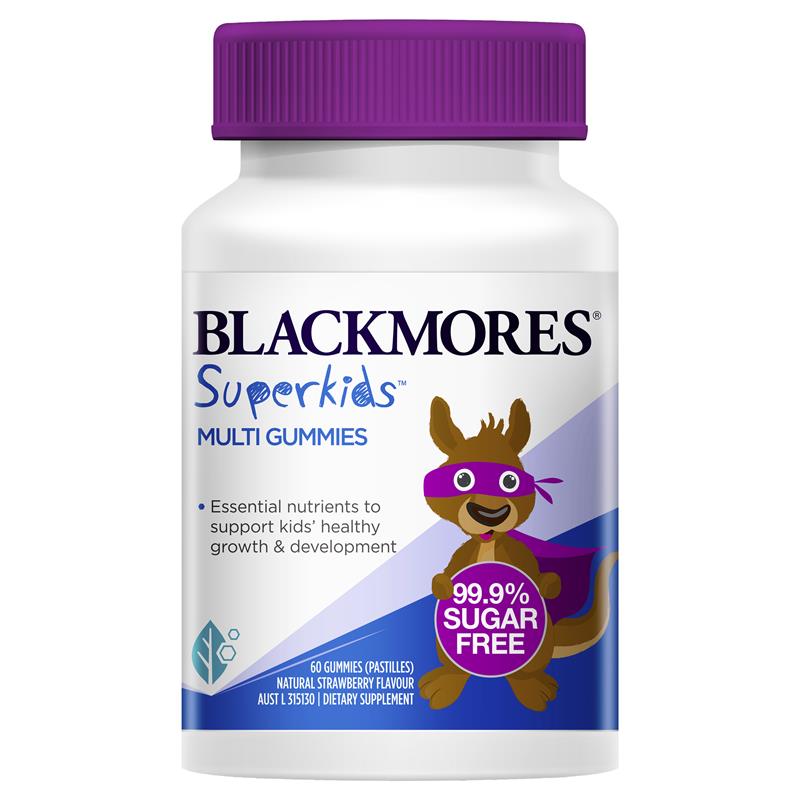 Kẹo vitamin cho bé Blackmores Multi Gummies Superkids 60 viên | Sản phẩm Úc chính hãng