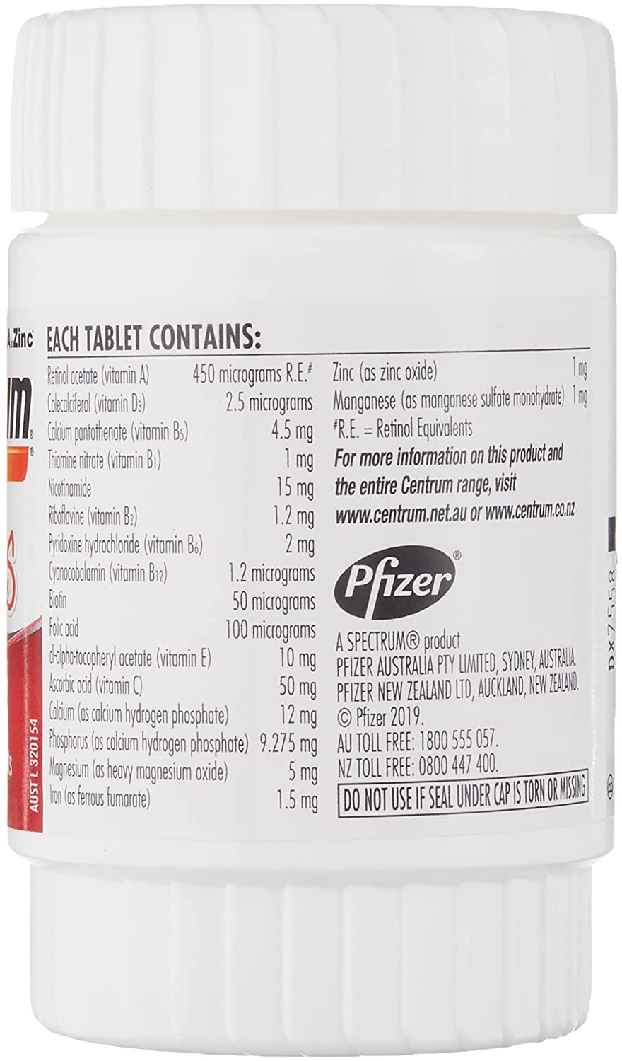 Centrum Kids Strawberry Multi Vitamin tổng hợp cho bé 60 viên