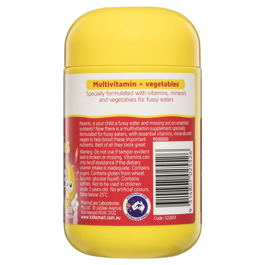 Nature's Way Multi Vitamin for Fussy Eaters Vita Gummies
