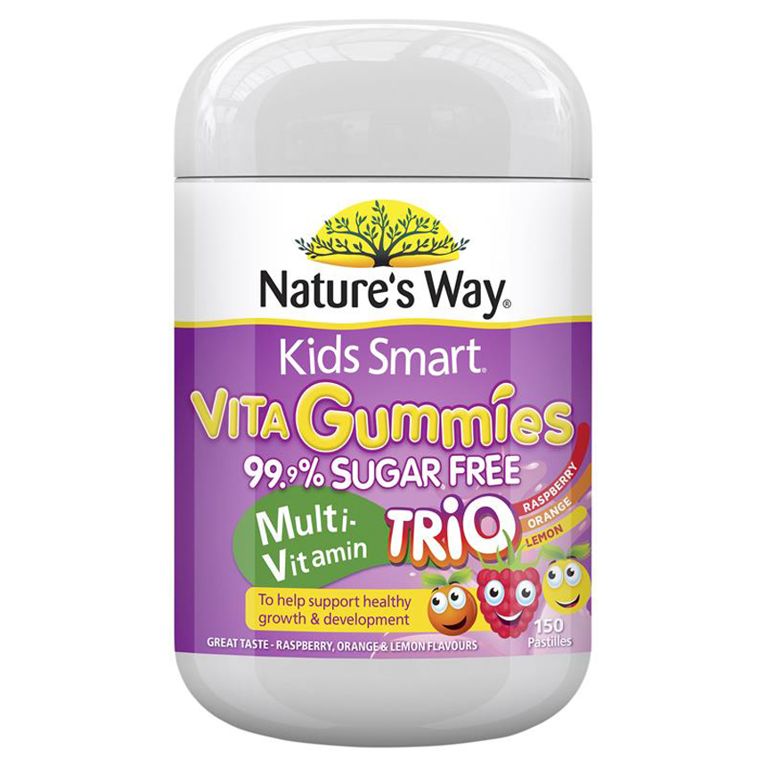 Nature's Way Kids Smart Vita Gummies Multi Vitamin Trio 150 viên | Sản phẩm Úc