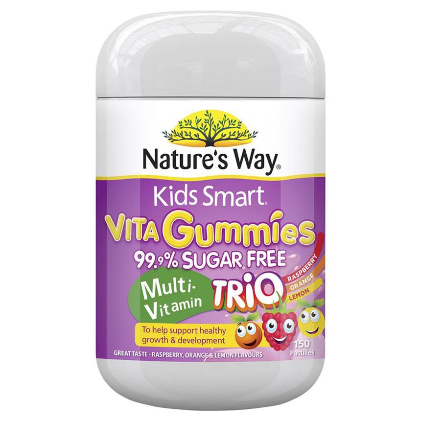 Nature's Way Multi Vitamin Trio Kids Smart Vita Gummies