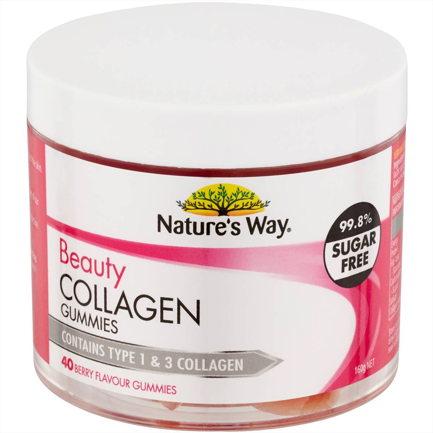 Kẹo dẻo Collagen Úc Nature's Way Beauty Collagen Gummies 40 viên