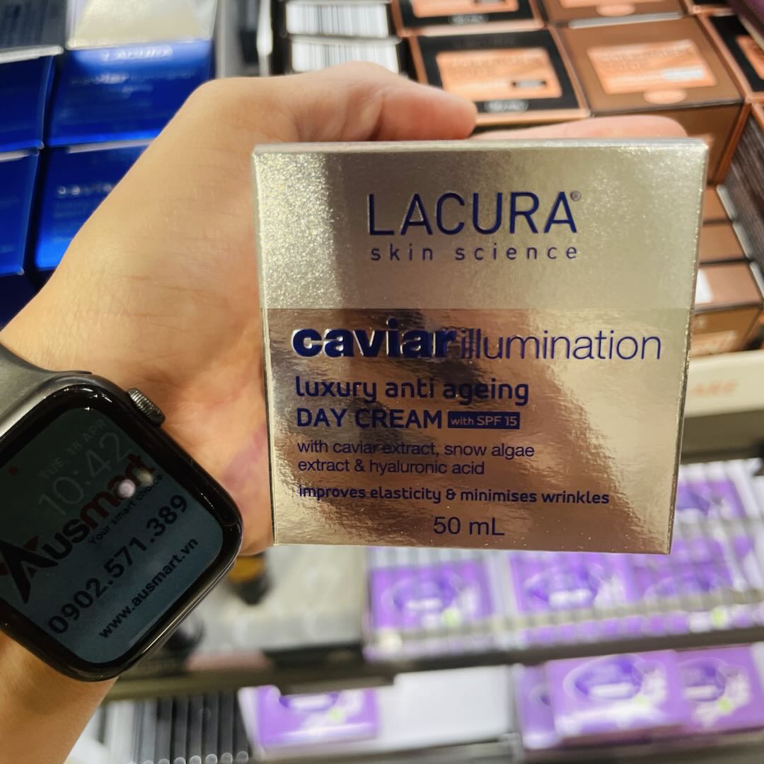 Kem dưỡng ngày LACURA Caviar Illumination Luxury chống lão hoá