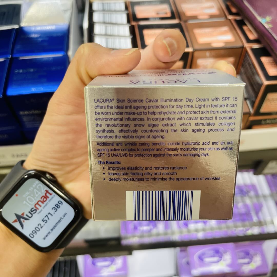 Kem dưỡng ngày LACURA Caviar Illumination Luxury chống lão hoá