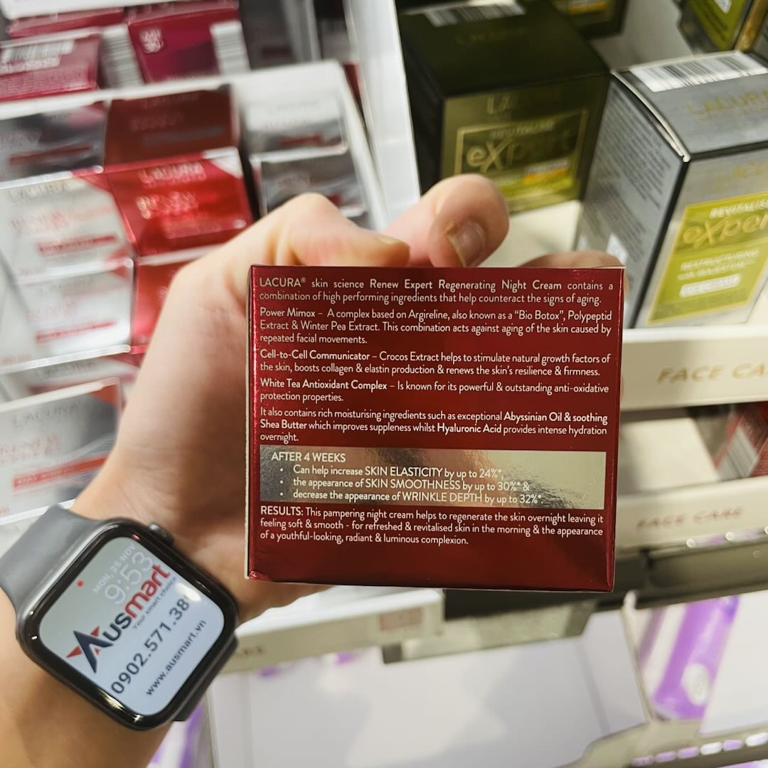 Kem dưỡng da ban đêm LACURA Renew Expert Regenerating công thức cải tiến