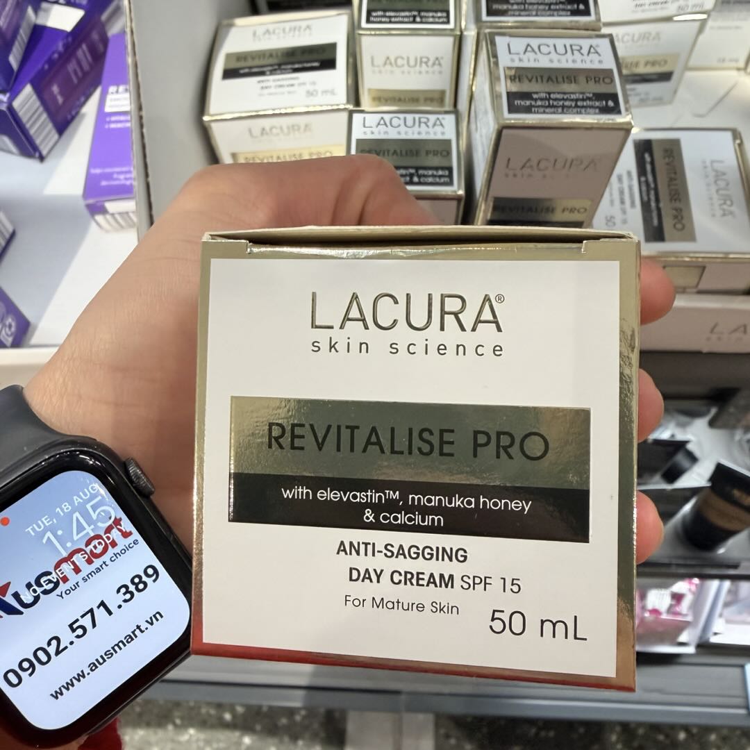 Kem dưỡng ban ngày LACURA Revitalise Pro Anti-Sagging Day Cream with SPF 15