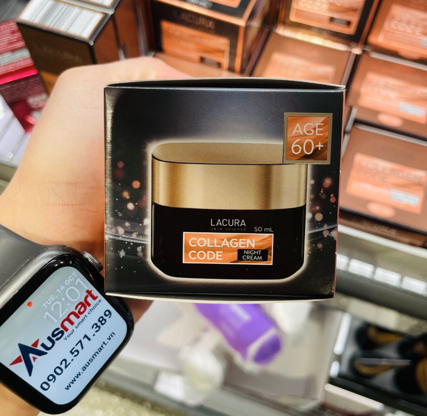 Kem dưỡng da ban đêm LACURA Collagen Code Night Cream 50ml