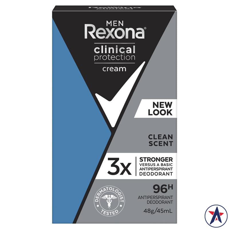 Lăn khử mùi cho nam Rexona Men Clinical Protection Clean Scent 45ml