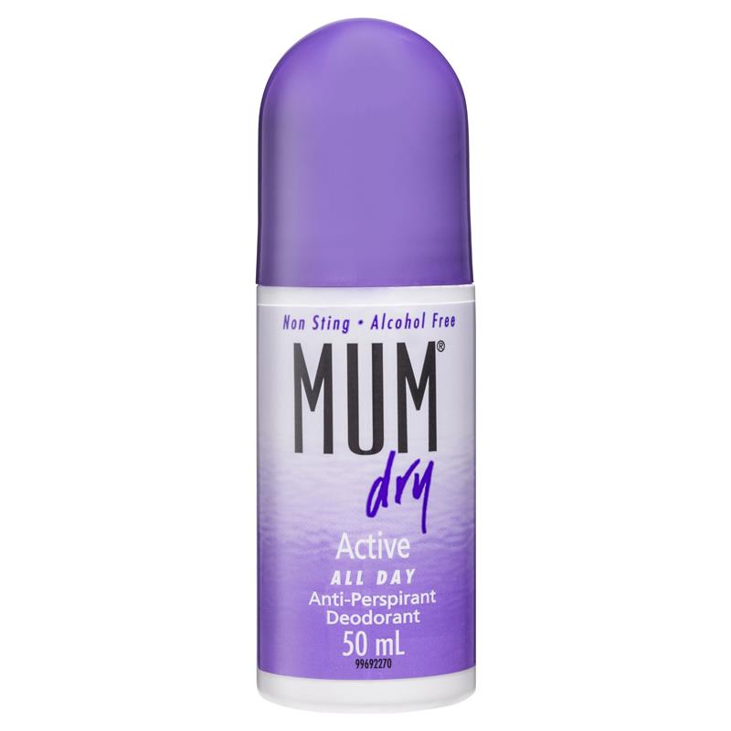 Lăn khử mùi Mum Dry Roll On Active 50ml