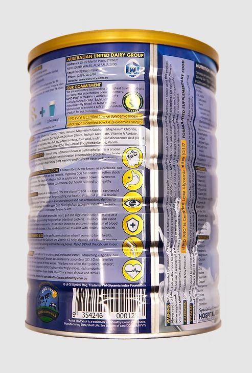 Sữa bột dinh dưỡng LIPID PRO Nutritional Milk Powder 900g