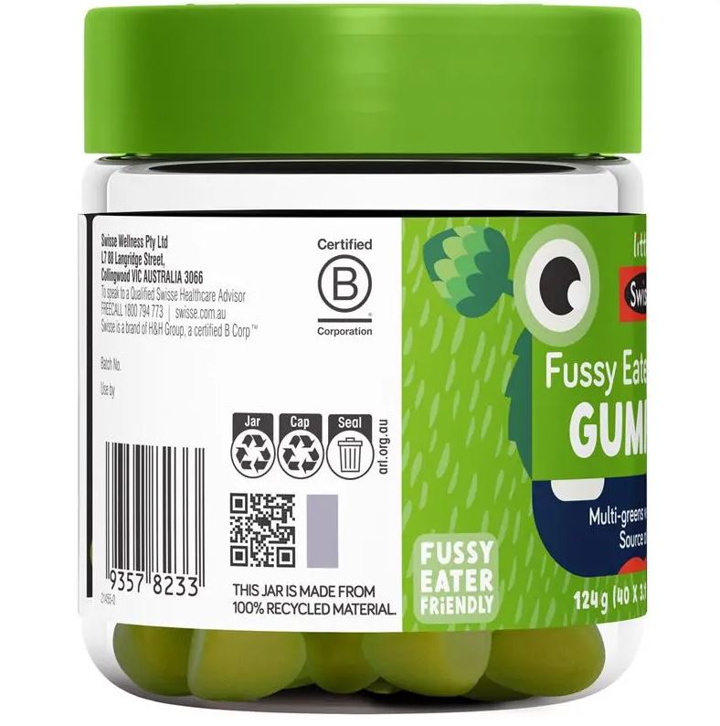 Kẹo bổ sung rau xanh cho bé biếng ăn Little Swisse Green Boost Gummies