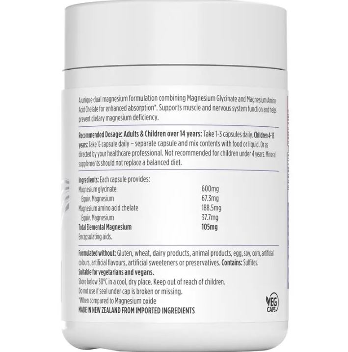 Viên uống bổ sung Magie, hỗ trợ cơ bắp Nutra-Life Magnesium Hi-Zorb