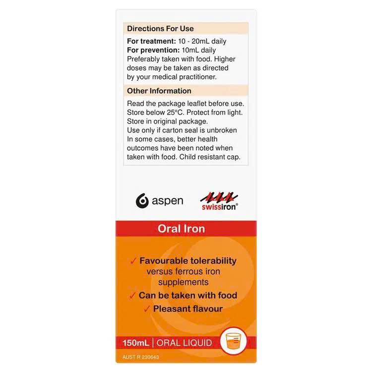 Siro bổ sung sắt Maltofer Oral Iron Syrup 100mg