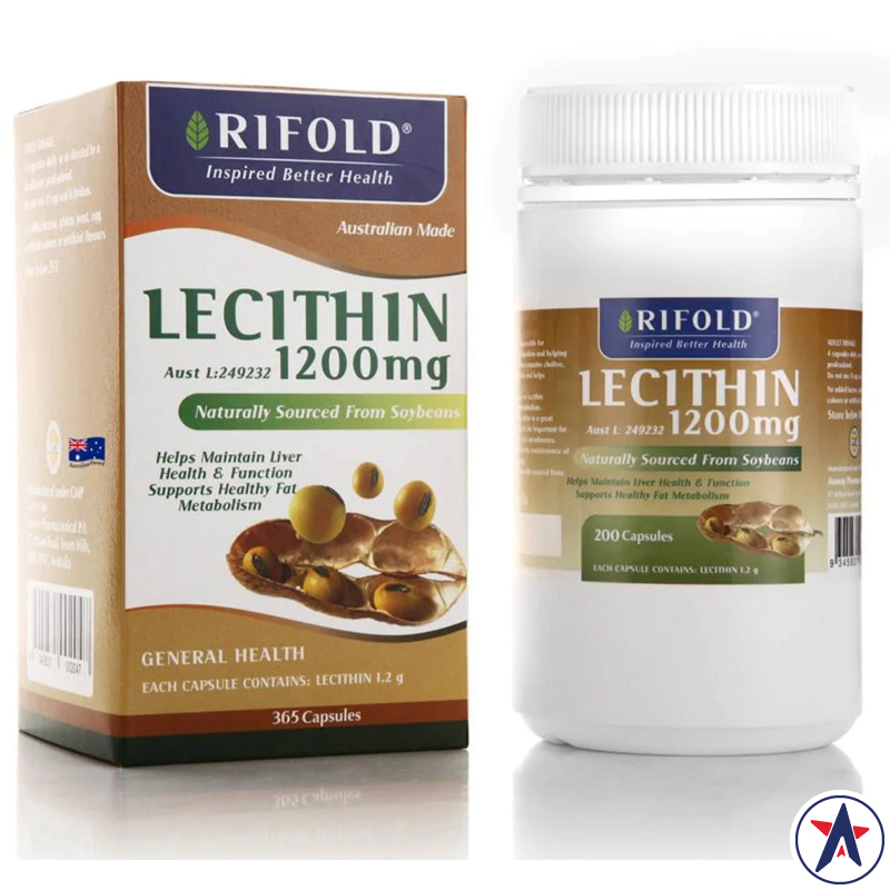 Mầm đậu nành Rifold Lecithin 1200mg 365 viên | Nhập khẩu chính hãng từ Úc