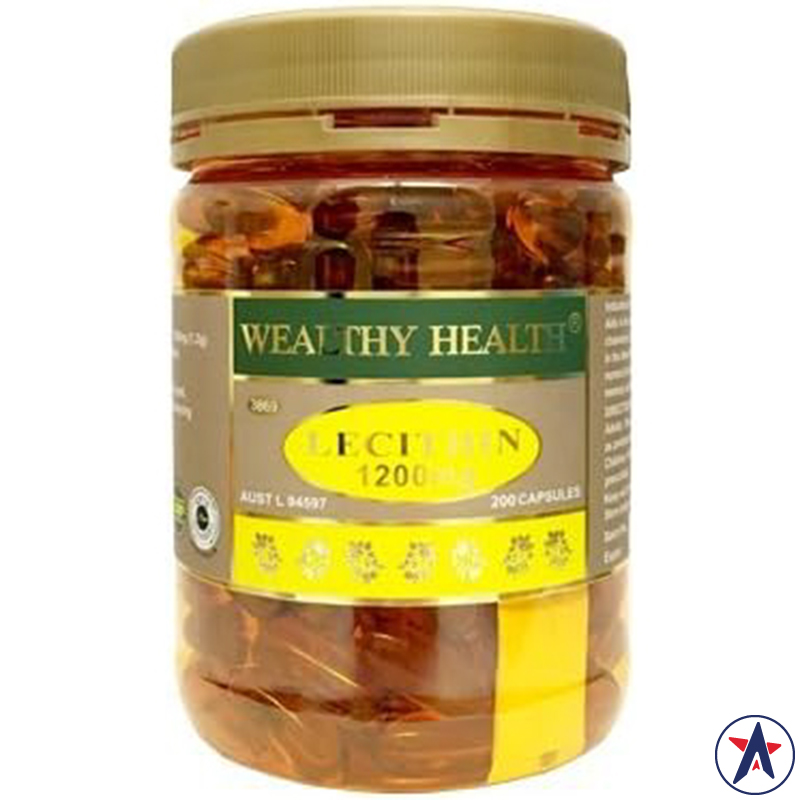 Mầm đậu nành Wealthy Health Lecithin 1200mg 200 viên