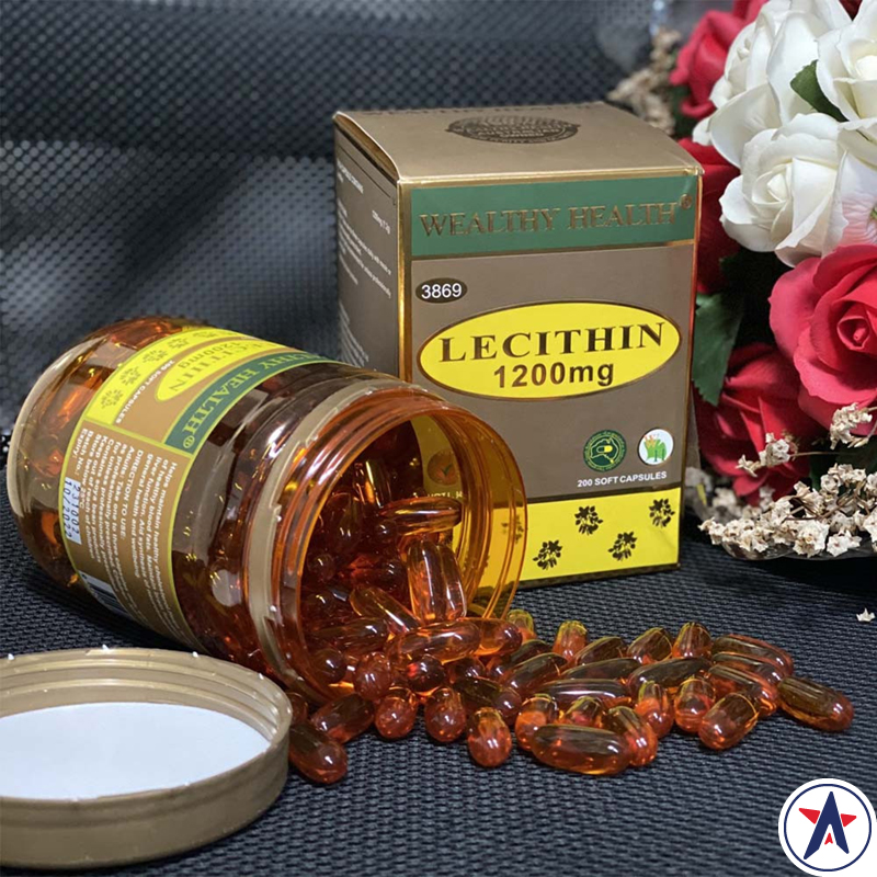 Mầm đậu nành Wealthy Health Lecithin 1200mg 200 viên