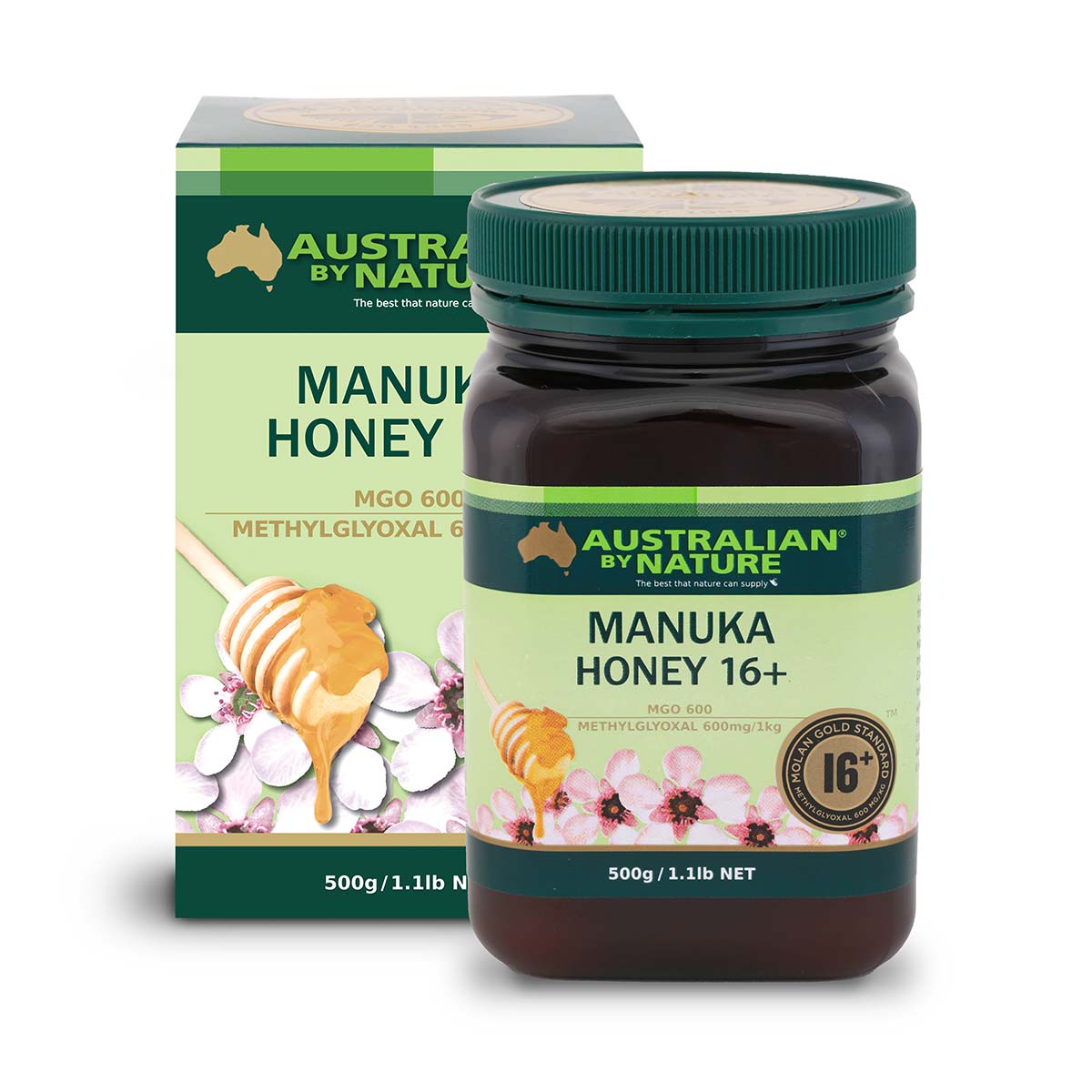 Mật ong Manuka Australian By Nature Manuka Honey 16+ (MGO 600)