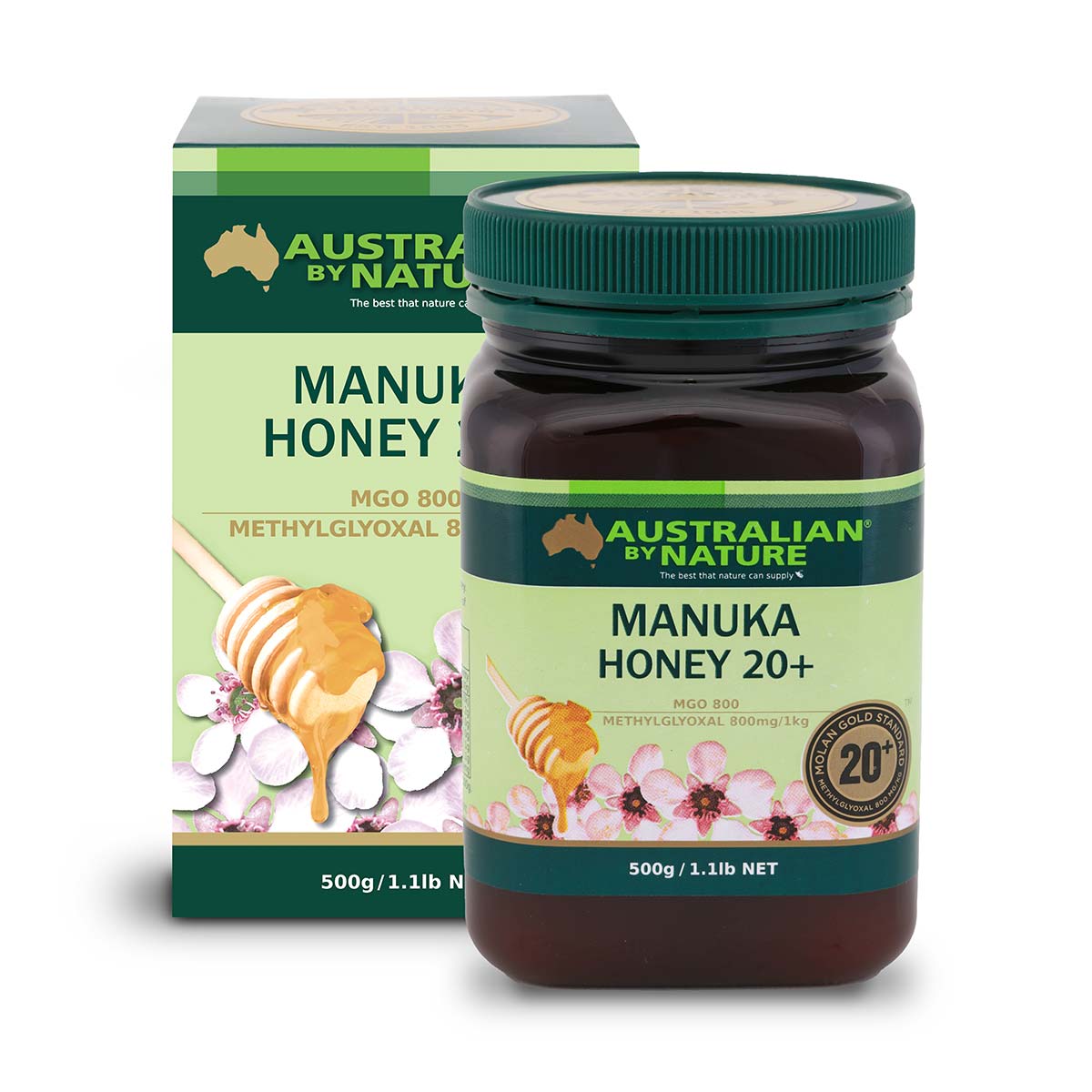 Mật ong Manuka Australian By Nature Manuka Honey 20+ (MGO 800)