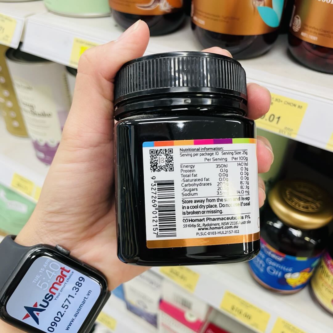 Mật ong Manuka cho trẻ em Springleaf Kids choice Manuka Honey MGO 250+ 250g