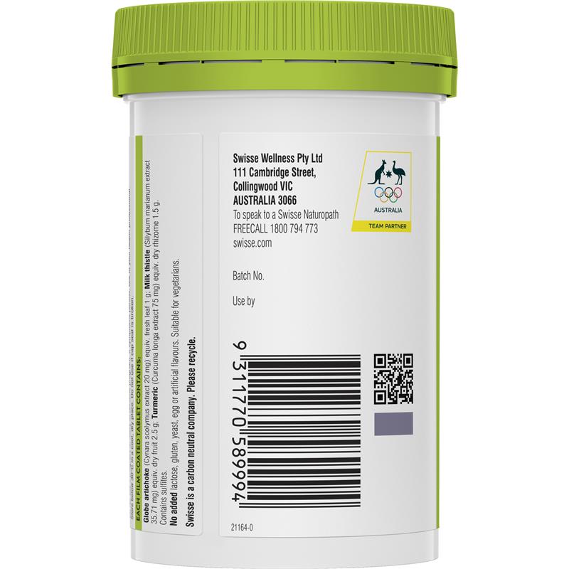 Liver Detox Swisse Ultiboost thải độc gan 120 viên | Chất lượng đảm bảo từ Úc